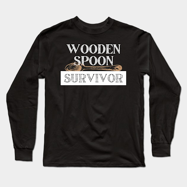 Wooden Spoon Survivor Long Sleeve T-Shirt by LAASTORE